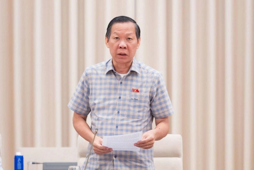 Chủ nhiệm Ủy ban Kinh tế và Tài chính Phan Văn Mãi (Ảnh: Quốc hội)./ Theo Dân trí.