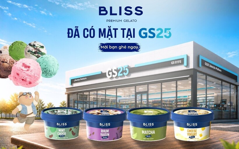 Bliss nay đã có mặt tại GS25, các đồng kem sẵn sàng thưởng thức chưa?