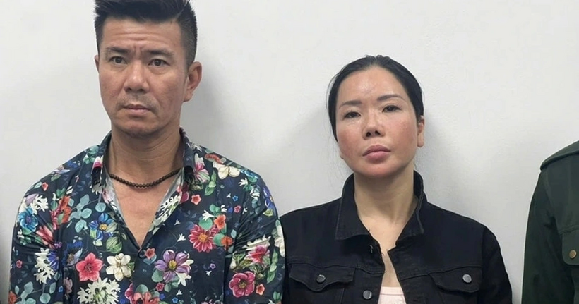 Lê Văn Đông và Nguyễn Thị Mai Anh (Ảnh: Bộ Công an).