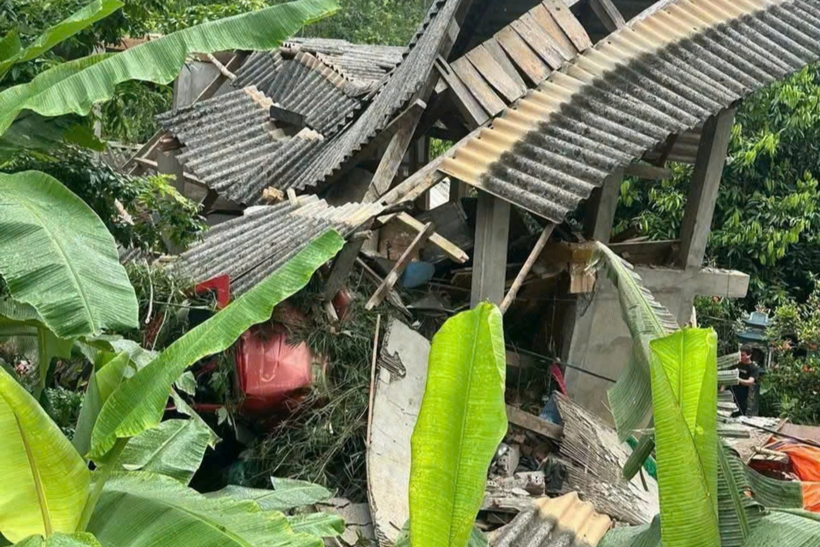 Hiện trường vụ việc. Ảnh: Dân trí