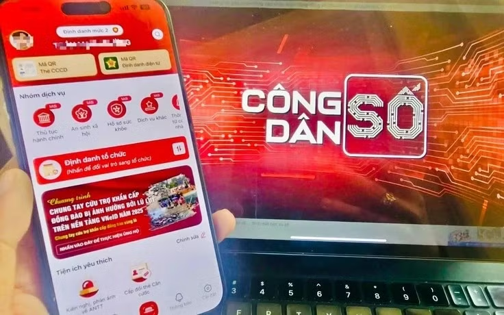Ngày 15/10 hằng năm là Ngày Công dân số Việt Nam. Ảnh: Tiền Phong