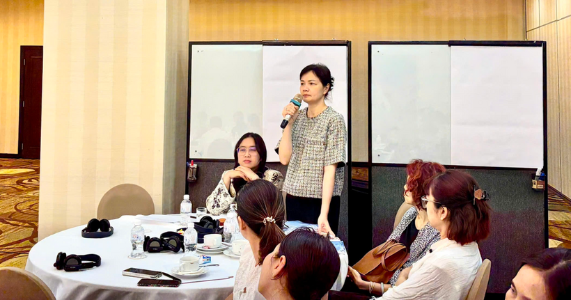 Một số đại biểu phát biểu ý kiến tại buổi Hội thảo.