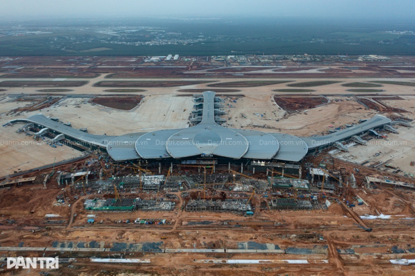 Toàn cảnh dự án Sân bay Long Thành (Ảnh: Nam Anh).