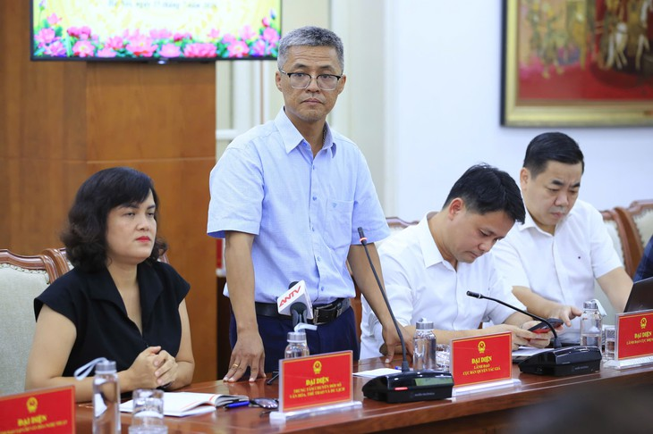 Đại diện lãnh đạo Cục Bản quyền tác giả cung cấp thông tin tới báo chí. Ảnh: SK&ĐS