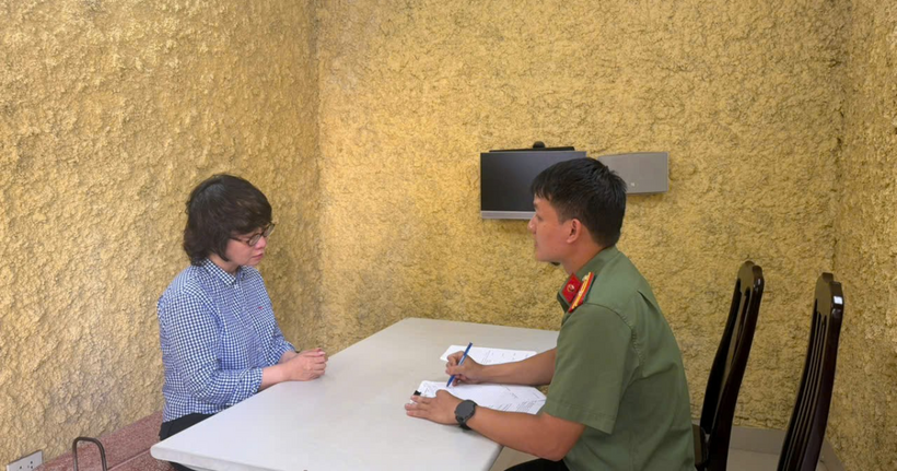 Đối tượng Nguyễn Thuý Hằng. (Ảnh: Công an Hà Nội)