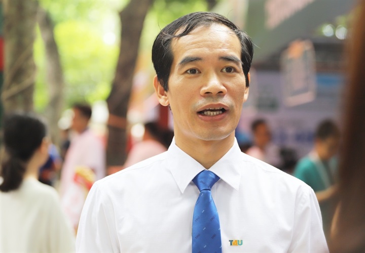ThS Nguyễn Quang Trung, Phó Trưởng phòng Truyền thông & Tuyển sinh, Trường Đại học Thương mại. Ảnh: Lê Liên
