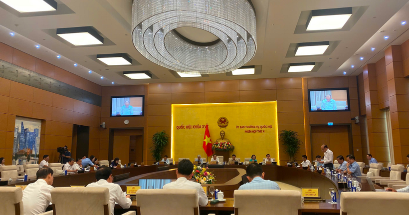 Ủy ban Thường vụ Quốc hội họp thẩm tra dự án Luật sửa đổi, bổ sung một số điều của Luật Trách nhiệm bồi thường của Nhà nước.