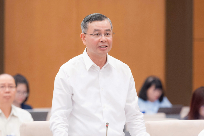 Bộ trưởng Bộ Tài chính Ngô Văn Tuấn (Ảnh: Media Quốc hội).