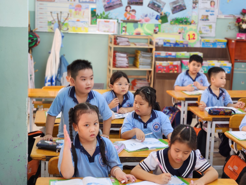 Học sinh tại TP.HCM. Ảnh: Dân trí