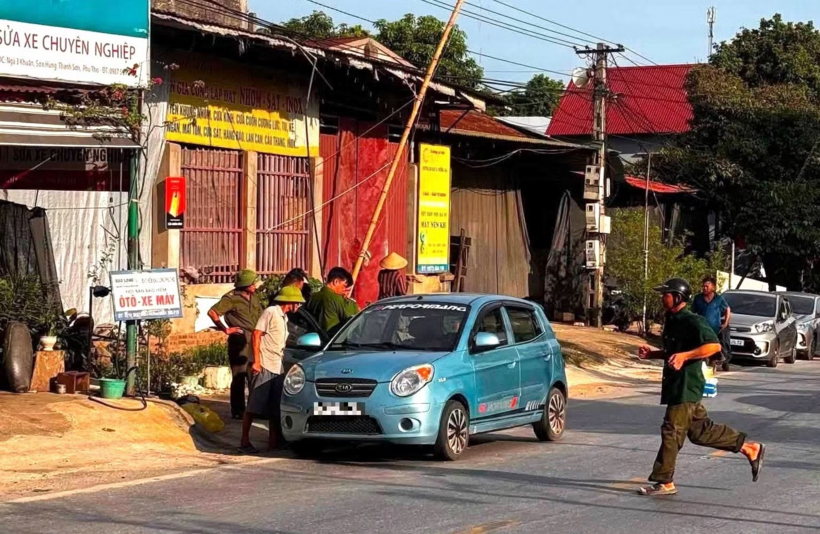 Hiện trường vụ việc. Ảnh: Tiền Phong