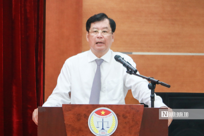 Đồng chí Trần Công Phàn - Phó Bí thư Đảng ủy, Phó Chủ tịch Thường trực Hội Luật gia Việt Nam.