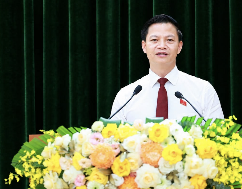 Phó Bí thư Tỉnh ủy, Chủ tịch UBND tỉnh Thái Nguyên Vương Quốc Tuấn. Ảnh Thành Chung