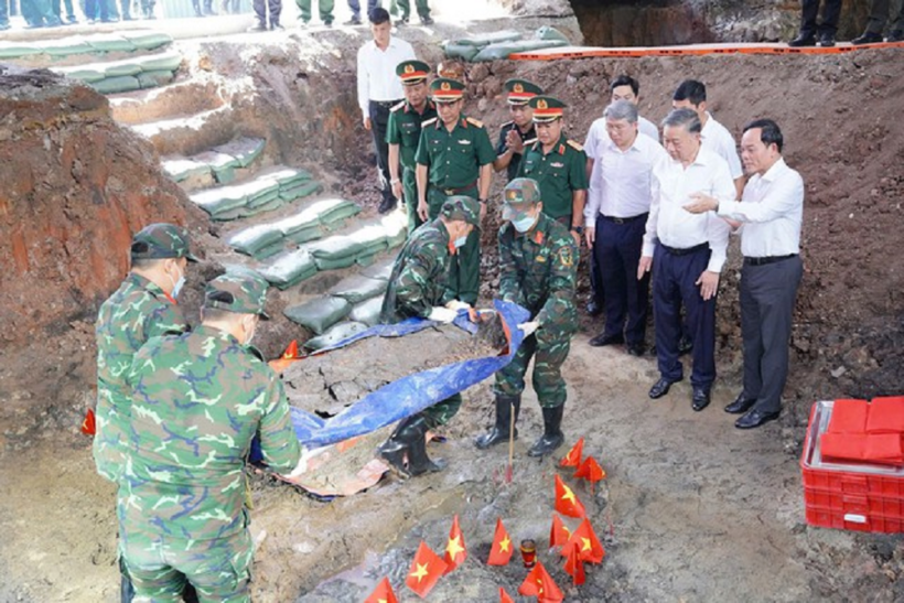 Tổng Bí thư, Chủ tịch nước Tô Lâm cùng Đoàn công tác Trung ương có mặt trực tiếp tại hiện trường.