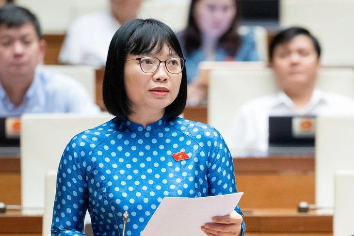 Đại biểu Nguyễn Thị Việt Nga. Ảnh: Tuổi trẻ Online