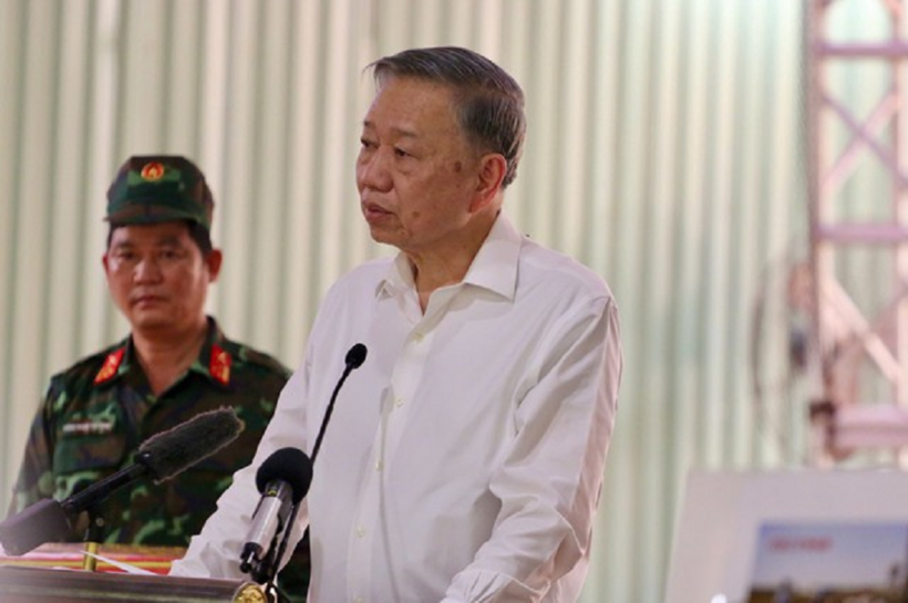 Tổng Bí thư, Chủ tịch nước Tô Lâm phát biểu chỉ đạo.