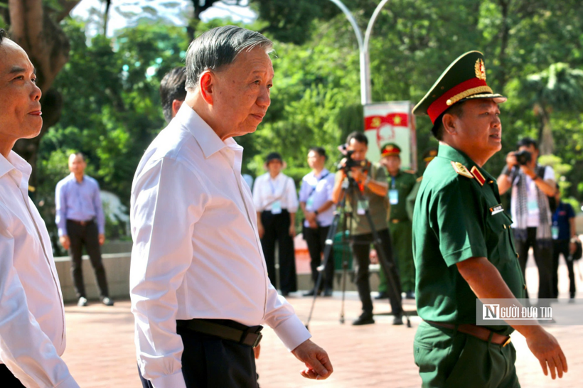 Tổng Bí thư, Chủ tịch nước Tô Lâm tại công viên Lê Thị Riêng.