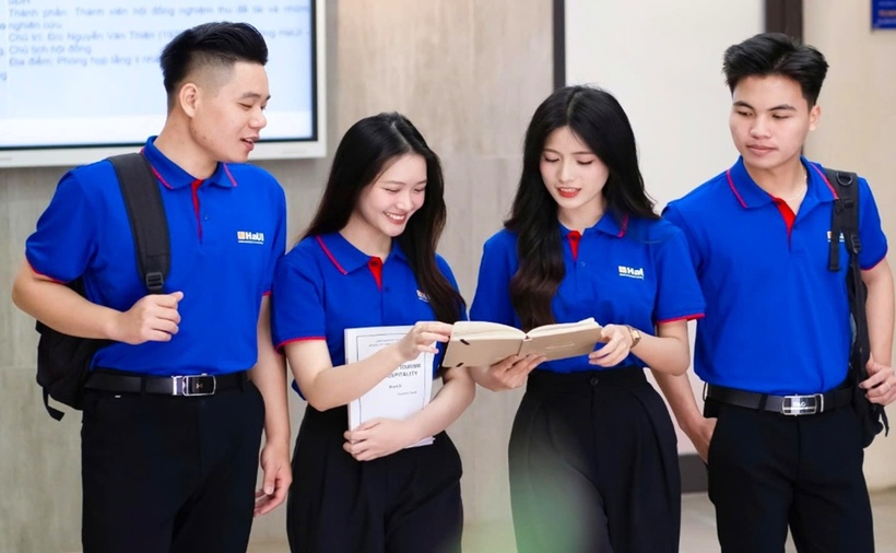 Sinh viên ĐH Công nghiệp Hà Nội. (Ảnh: HaUI)