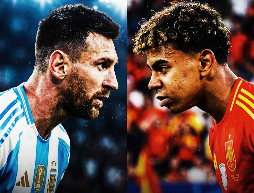 Messi và Yamal sẽ chạm trán trong trận chung kết World Cup. Ảnh: Báo Lâm Đồng