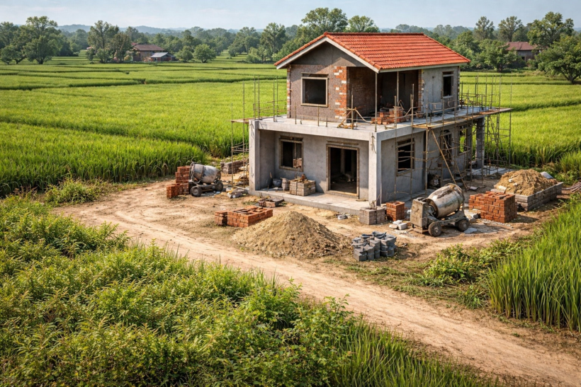 Nhà xây trên đất nông nghiệp có được bồi thường? (Ảnh minh họa: Báo Lâm Đồng)