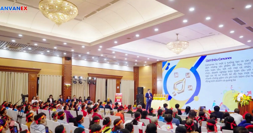Các đối tượng thường xuyên tổ chức sự kiện, hội nghị, hội thảo quy mô lớn để thu hút nhà đầu tư. (Ảnh: Công an tỉnh Thái Nguyên)