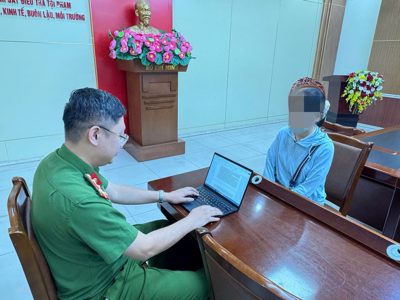 Đề nghị truy tố các bị can trong vụ án Vi phạm quy định về hoạt động ngân hàng. Ảnh Công an tỉnh Quảng Ninh.