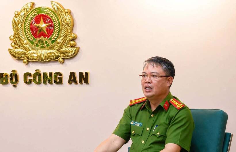Đại tá Tống Như Sơn, Phó Chánh Văn phòng Cơ quan Cảnh sát điều tra Bộ Công an (Ảnh: Bộ Công an).