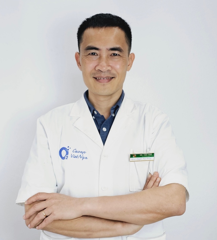 BS Nguyễn Huy Hoàng, Hội Y học dưới nước và Oxy cao áp Việt Nam. Ảnh: BSCC