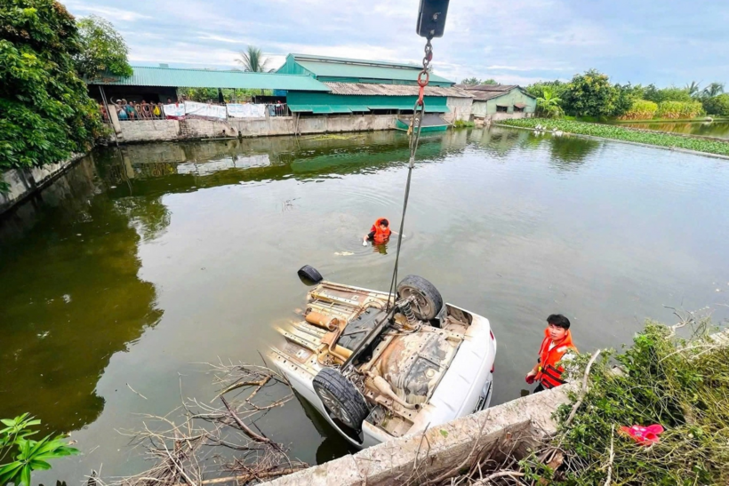 Hiện trường vụ tai nạn. (Ảnh: VietnamNet)