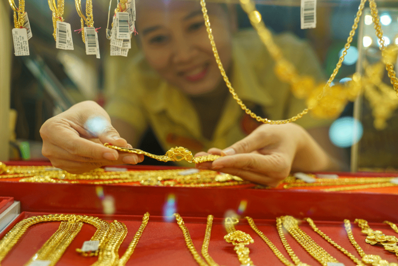 Giá vàng SJC tăng trở lại. Ảnh: Minh Hiền/ Theo VietNamNet.