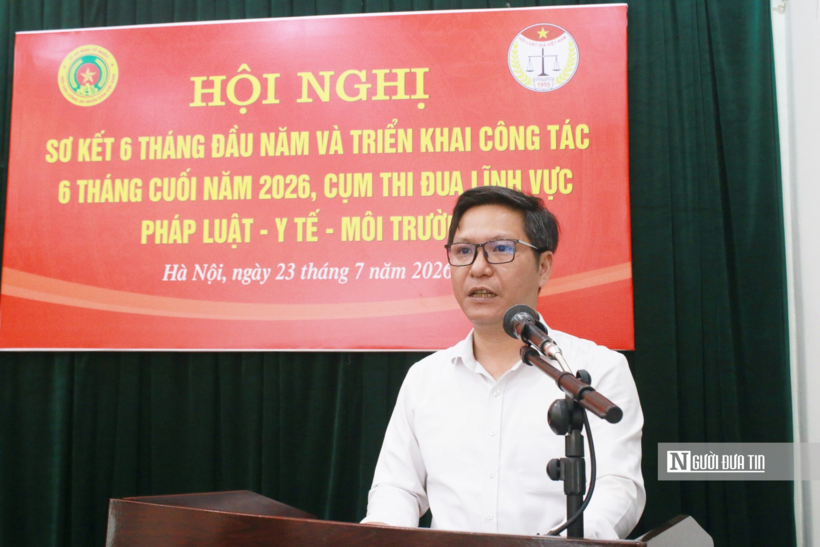Ông Đàm Thanh Tuấn, Phó Trưởng ban Tổ chức - Hành chính Hội Luật gia Việt Nam.