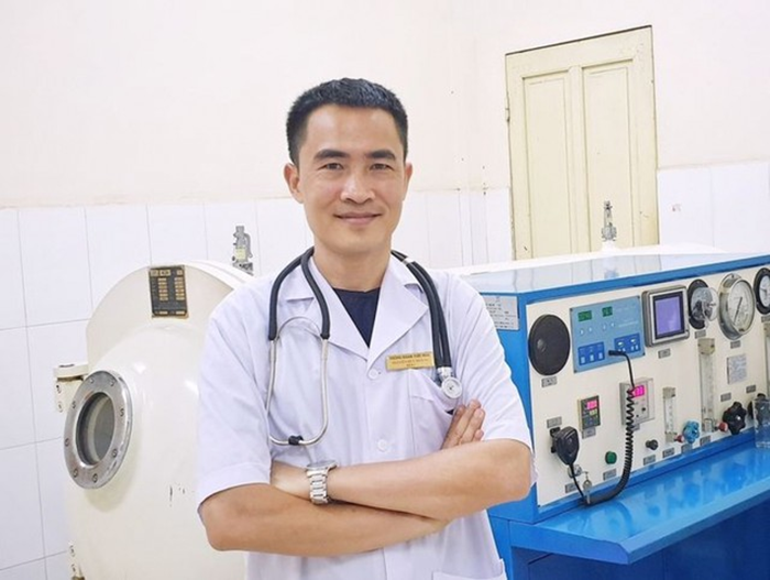 BS.Nguyễn Huy Hoàng - Hội Y học dưới nước và oxy cao áp Việt Nam (Ảnh: NVCC).