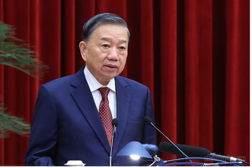 Tổng Bí thư, Chủ tịch nước Tô Lâm phát biểu bế mạc Hội nghị lần thứ ba của Ban Chấp hành Trung ương Đảng khóa XIV. (Ảnh: VGP)