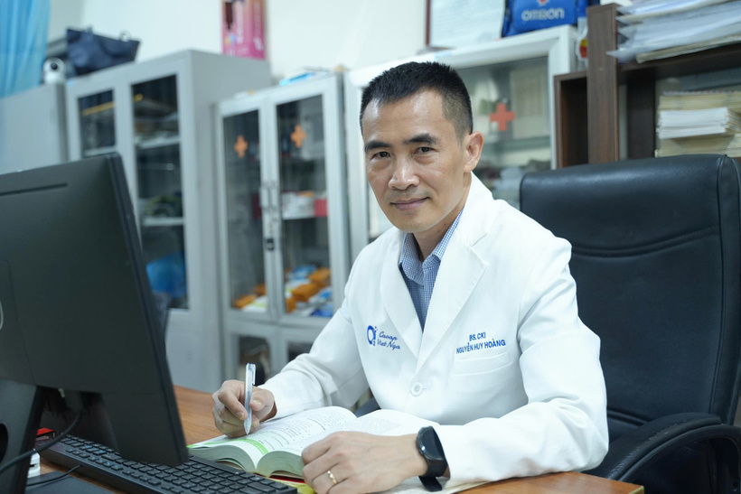 Bác sĩ Nguyễn Huy Hoàng, thành viên Hội Y học dưới nước và Oxy cao áp. Ảnh: BSCC