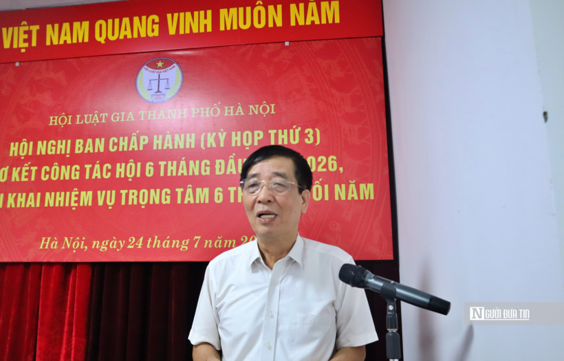 Ông Đào Bá Sơn - Chủ tịch Hội Luật gia Thành phố Hà Nội.