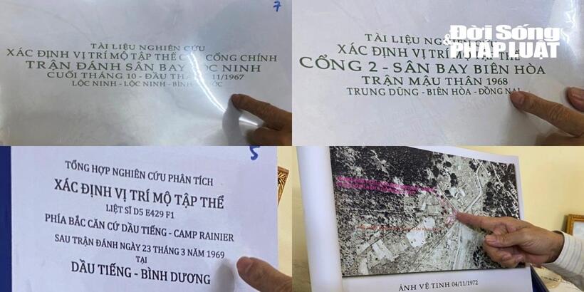 Hội đã tiếp nhận 21 bộ tài liệu do cựu binh Mỹ trao tặng liên quan đến vị trí, tọa độ nghi ngờ có mộ tập thể liệt sĩ.
