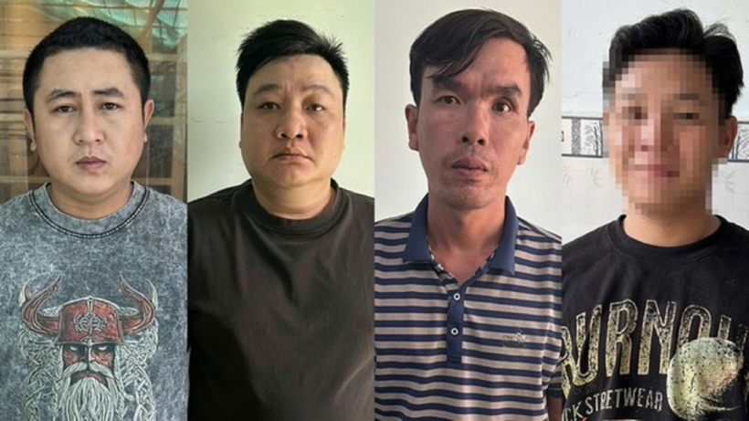 Công an đã ra quyết định tạm giữ đối với 4 đối tượng về hành vi giết người. Ảnh: Công an tỉnh An Giang
