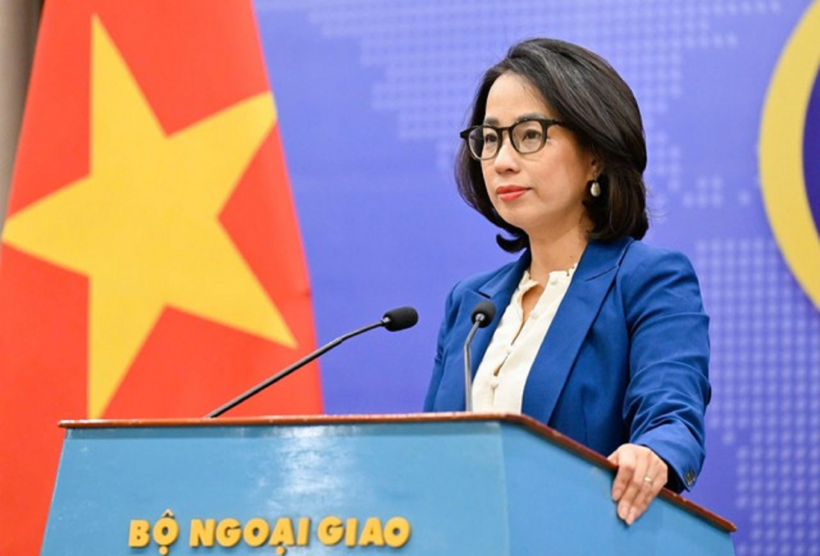 Người Phát ngôn Bộ Ngoại giao Phạm Thu Hằng (Ảnh: Bộ Ngoại giao).