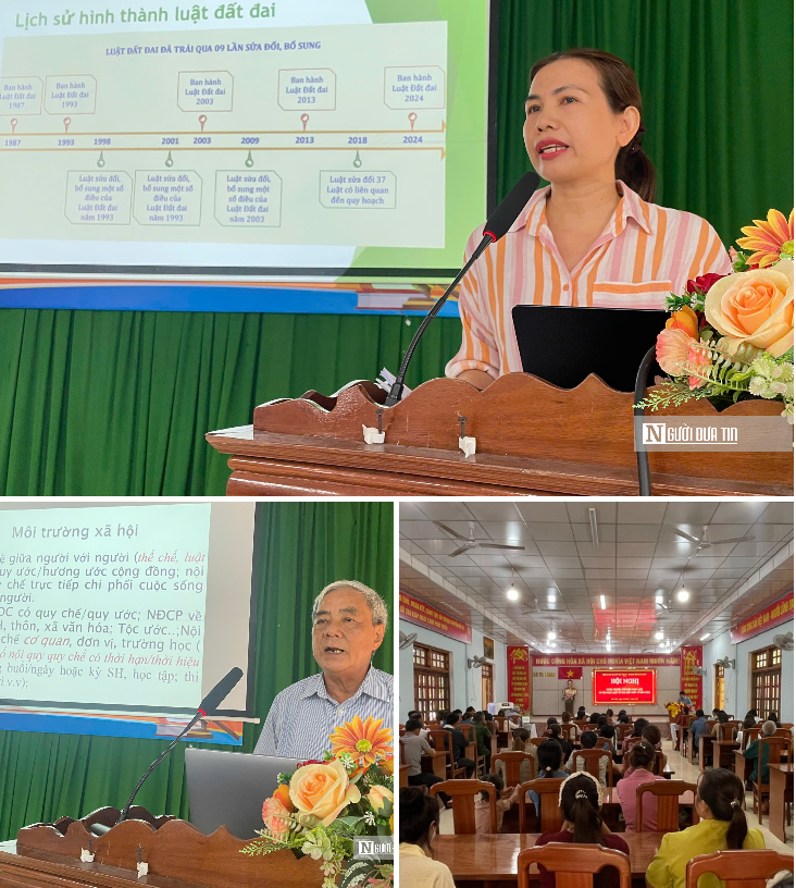 Các buổi tuyên truyền pháp luật nhận được sự quan tâm, hưởng ứng của đông đảo người dân và chính quyền địa phương.