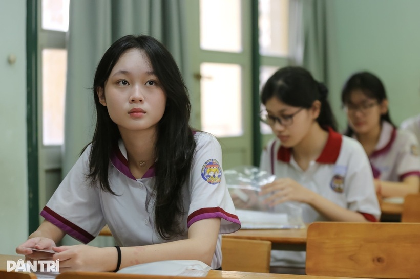 Thí sinh thi tốt nghiệp THPT Ảnh: Nam Anh/Dân trí