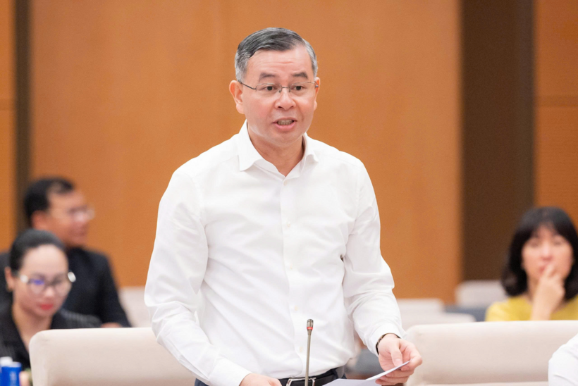Bộ trưởng Bộ Tài chính Ngô Văn Tuấn (Ảnh: Media Quốc hội).