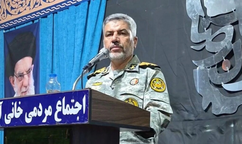 Tướng Mohammad Akraminia phát biểu tại Tehran, Iran hôm 14/7. Ảnh: IRNA