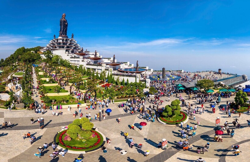Núi Bà Đen đón 4 triệu lượt khách trong 7 tháng đầu năm 2026. Ảnh: Sun World Ba Den Mountain