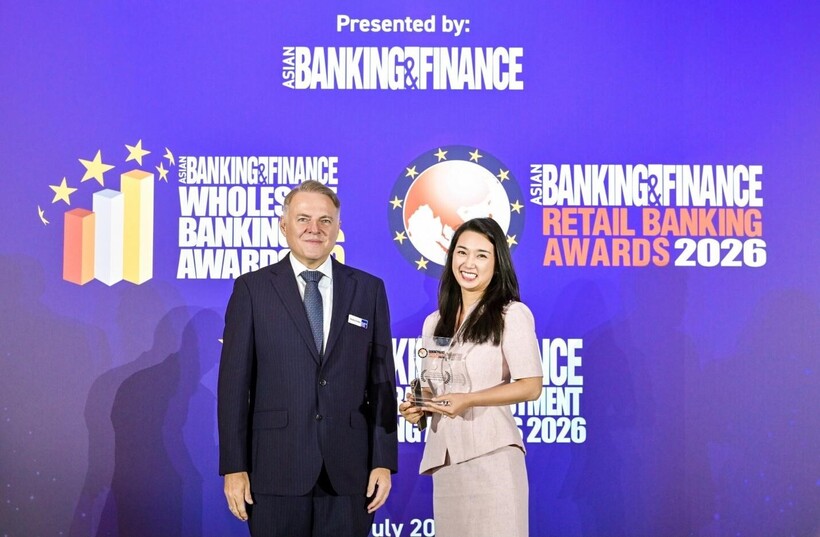 Thẻ NCB Visa Tự Hào được vinh danh "Sáng kiến thẻ tín dụng của năm" tại Asian Banking & Finance Retail Banking Awards 2026