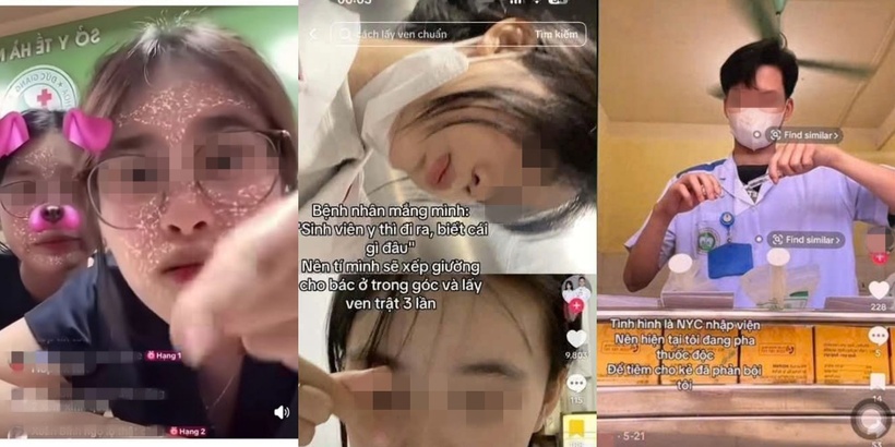 Nhiều tài khoản được cho là sinh viên y khoa có những phát ngôn thiếu chuẩn mực trên mạng xã hội. Ảnh chụp màn hình