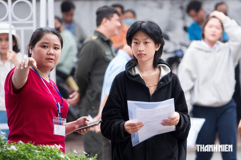 Học sinh tại khu vực 2 (Bình Dương cũ) dự thi lớp 10 năm 2026. Ảnh: Ngọc Long/Thanh niên