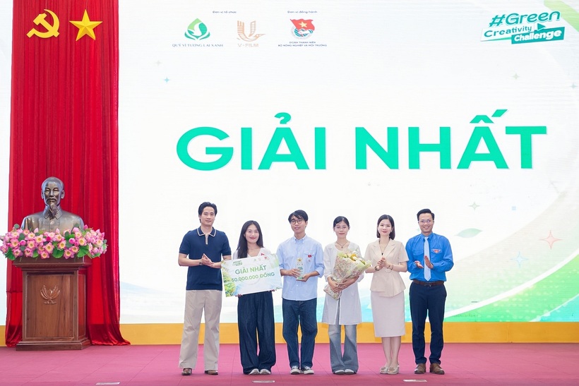 Tác phẩm của đội đoạt Giải Nhất cuộc thi chia sẻ về góc nhìn chuyển đổi sử dụng các phương tiện di chuyển xanh để duy trì nguồn năng lượng lành cho bản thân và cuộc sống. Ảnh: BTC.