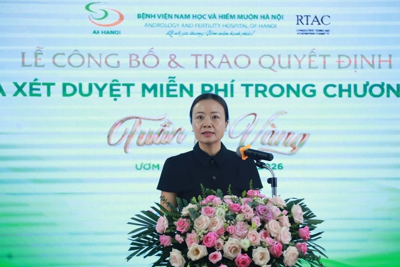 ThS.BS Lê Thị Thu Hiền, Giám đốc Chuyên môn Bệnh viện Nam học và Hiếm muộn Hà Nội. Ảnh: Di Hân