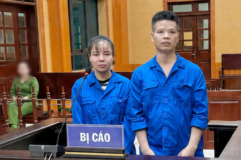 Hai bị cáo tại tòa. Ảnh: Dân Trí
