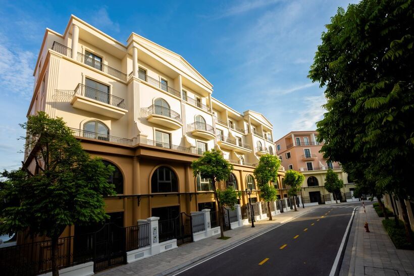 Shophouse Vịnh Xanh với thiết kế hai mặt tiếp cận, tăng khả năng khai thác kinh doanh và linh hoạt công năng trong dài hạn. Ảnh Vingroup