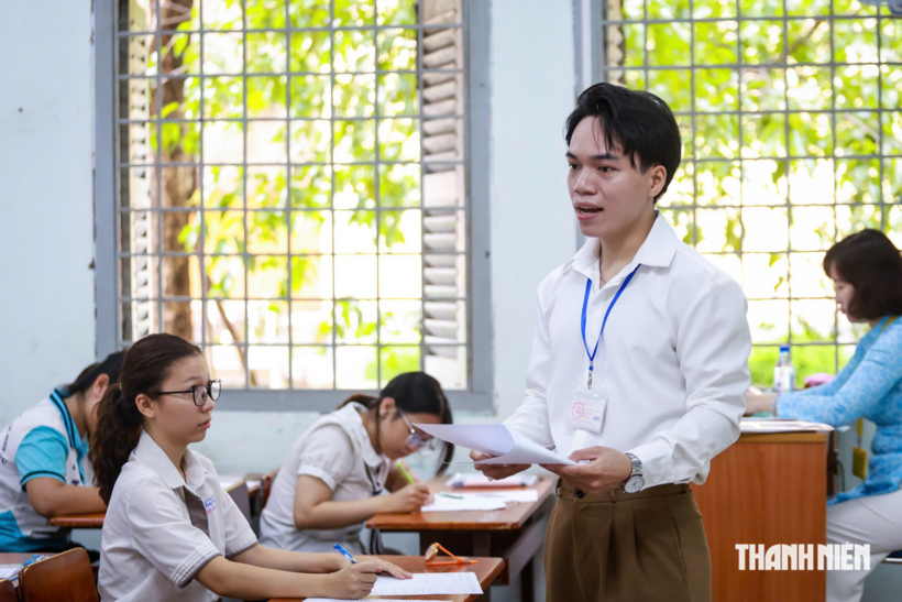 Thí sinh dự thi tốt nghiệp THPT năm nay. Ảnh: Thanh niên